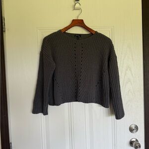 2 for $15 sale: Art class gray chenille soft chunky knit sweater - L(10/12)
